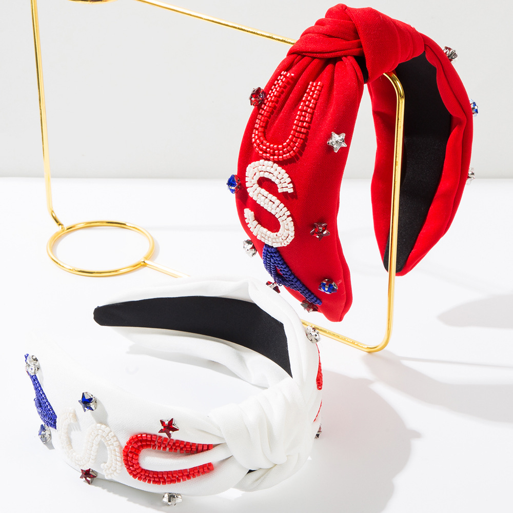 Women Accessories Usa - Heming hoofdband explosie hoofdband met handgestikte