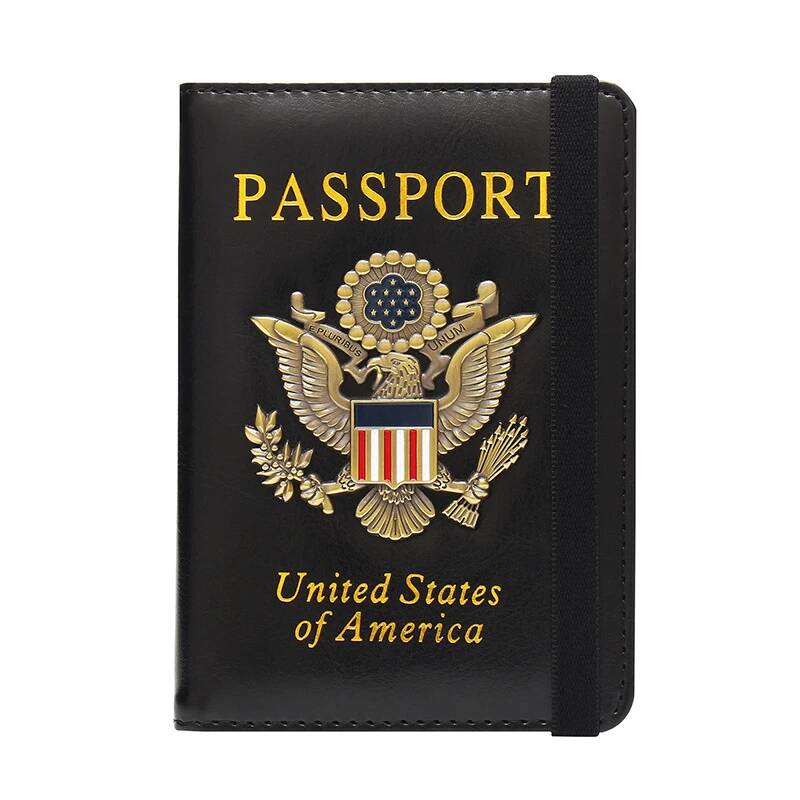 Women Accessories Usa - VM FASHION KISS USA Rfid Paspoorthoezen