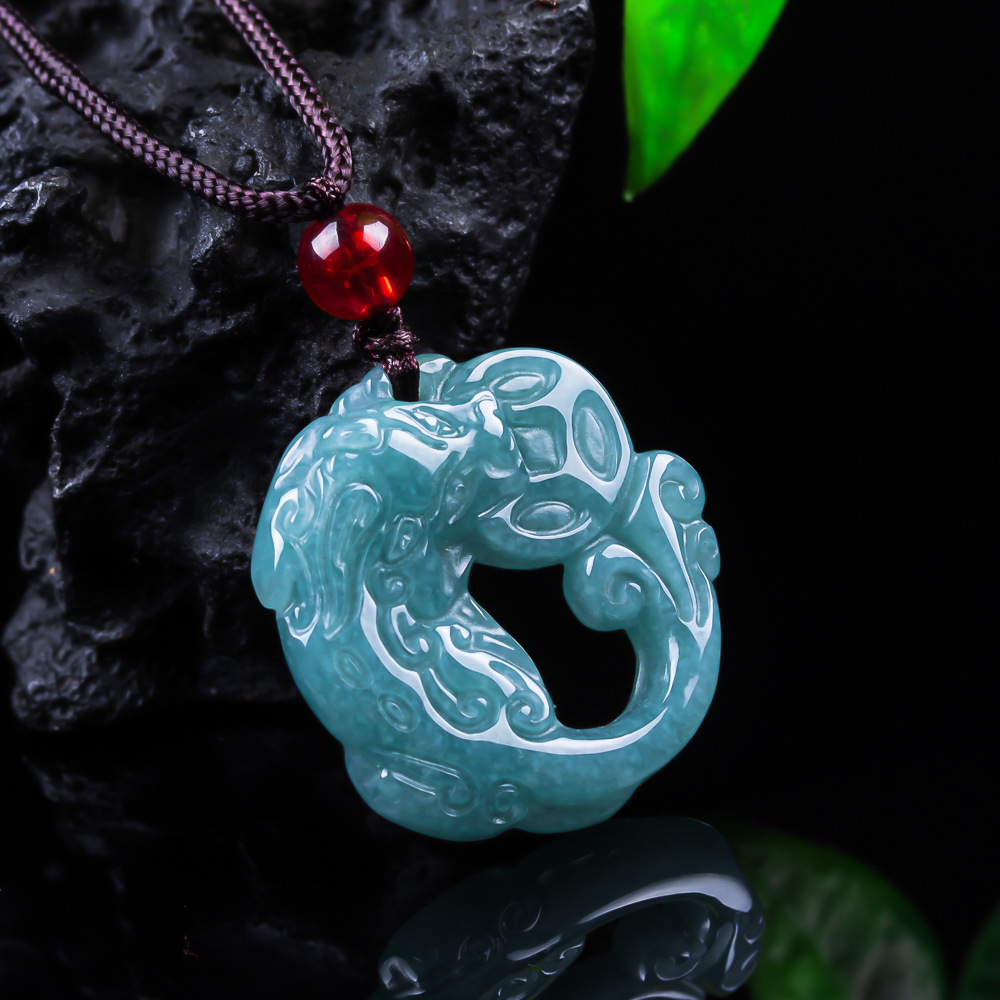 Women Accessories To Gift - Birmese Jadeiet Pixiu hanger echte jade