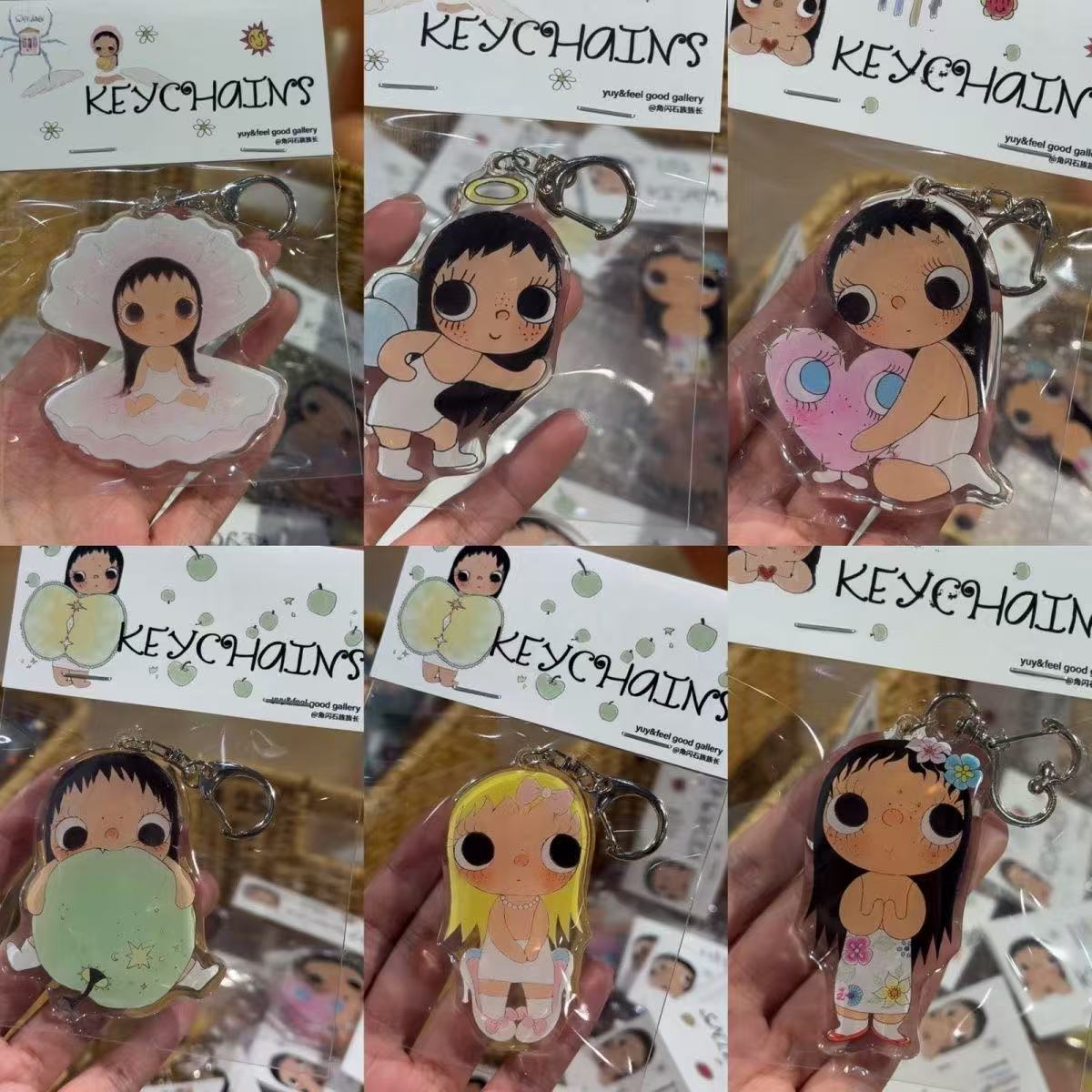 Women'S Key Accessories - Yuy is een meisje. Leuke cartoon