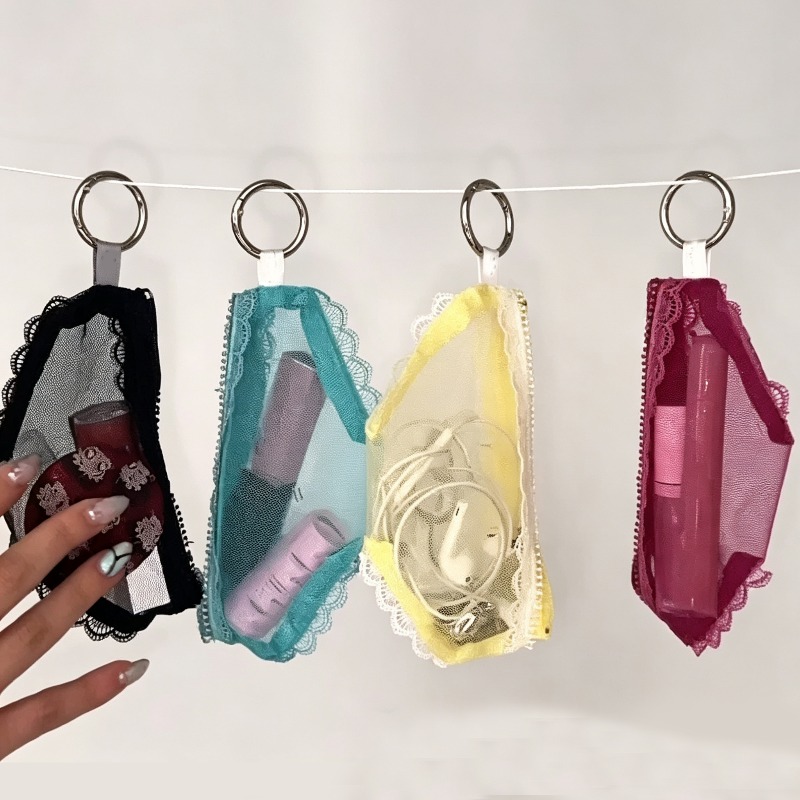 Women Accessories Clearance - Slips met kanten rand Make-up opbergtasje