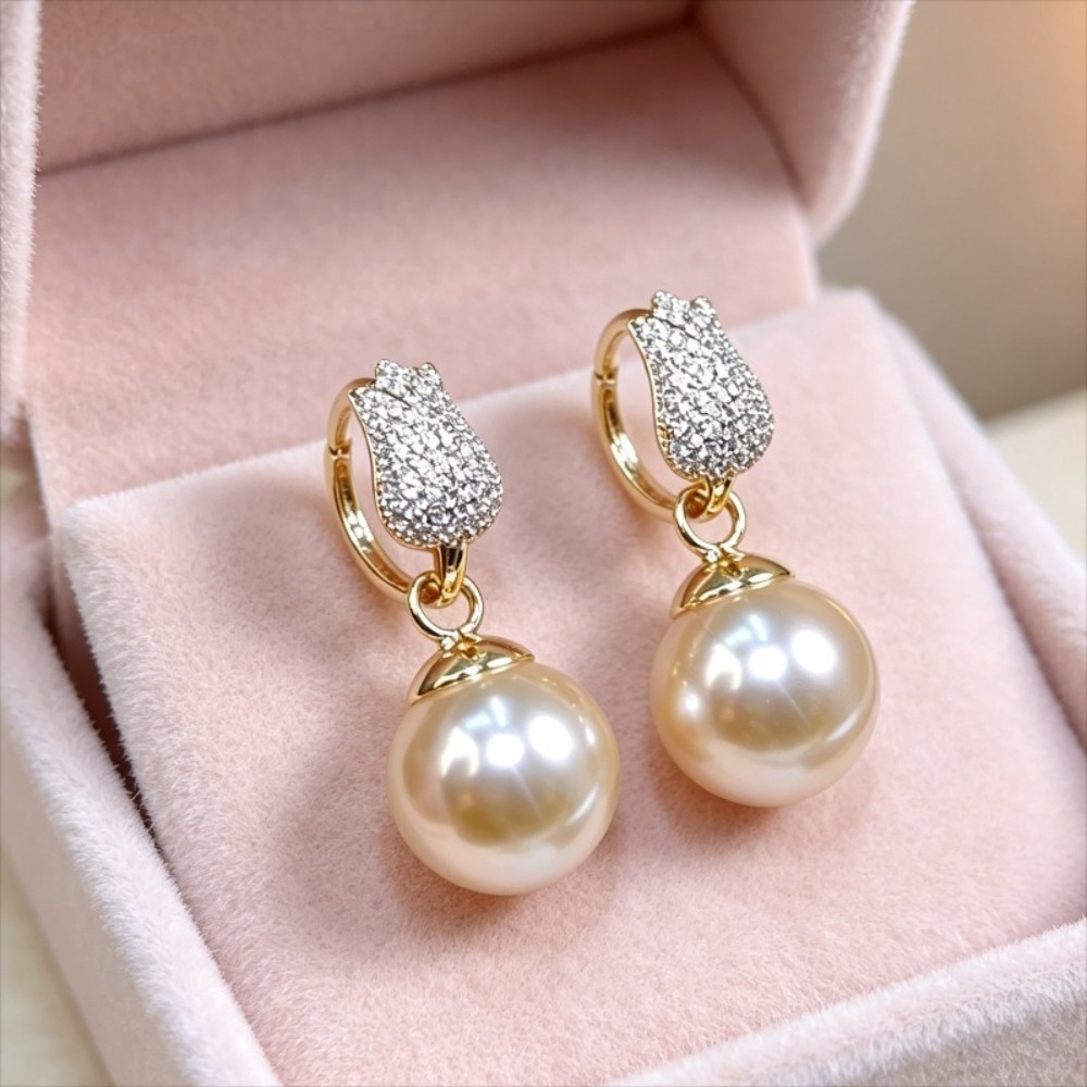 Women'S Affordable Accessories - 1 paar licht luxe tulipvormige oorbellen