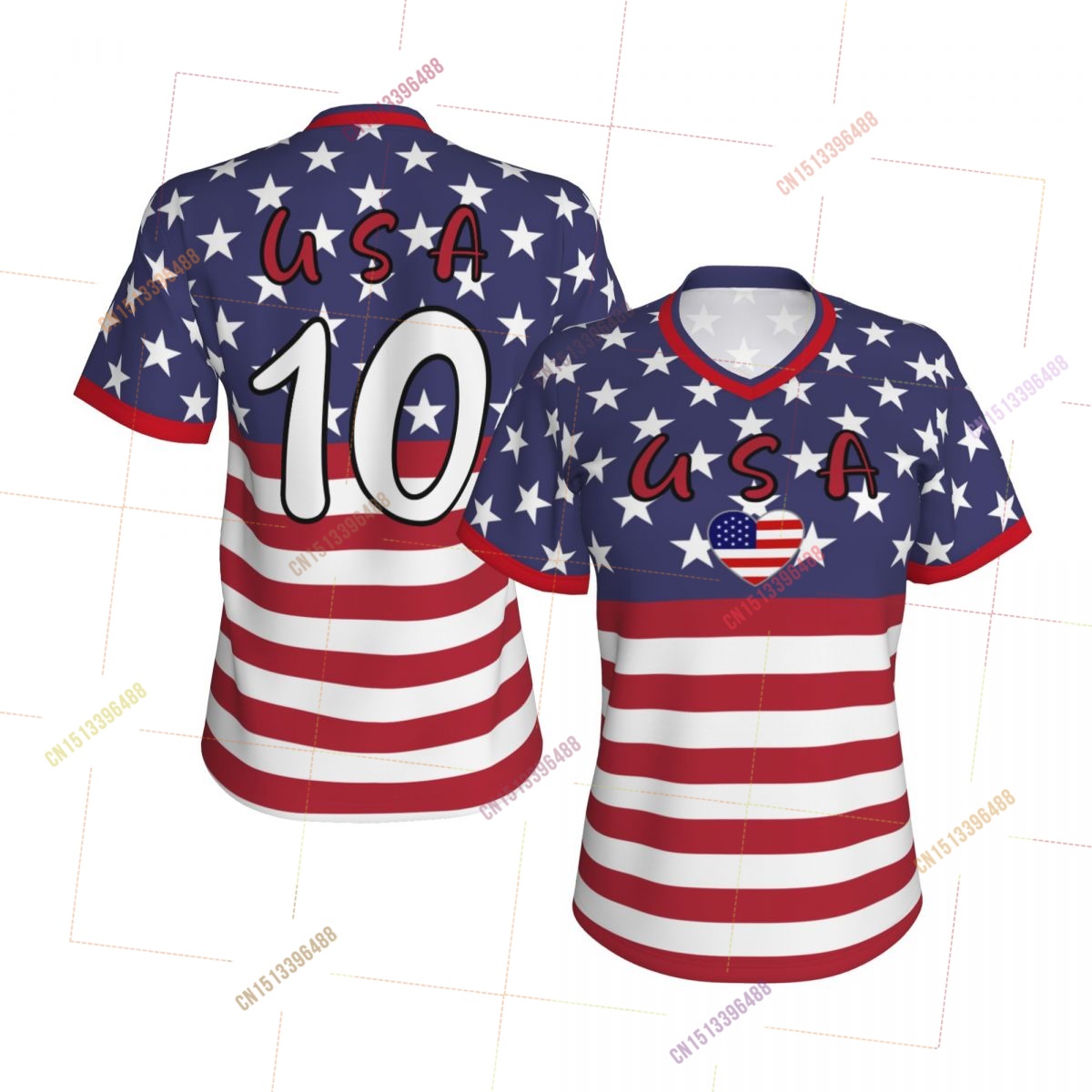 Women Accessories Usa - 2026 USA AMERIKA Vlag Shirts Vrouwen