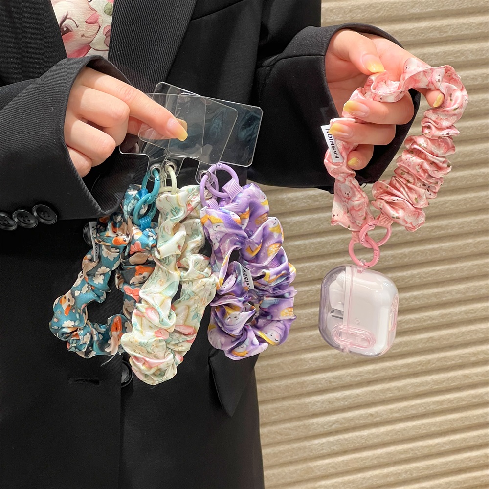 Women'S Key Accessories - Vrouwen Zijde Satijn Scrunchies Universele Telefoon