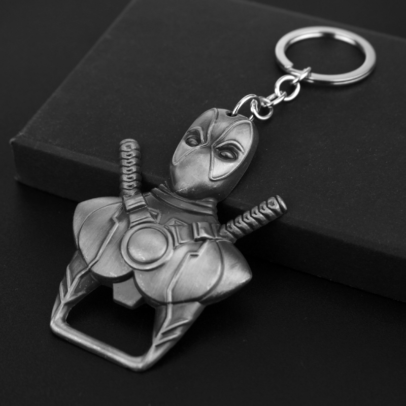 Women'S Key Accessories - Deadpool sleutelhanger Trendy gepersonaliseerde sleutelhanger flesopener