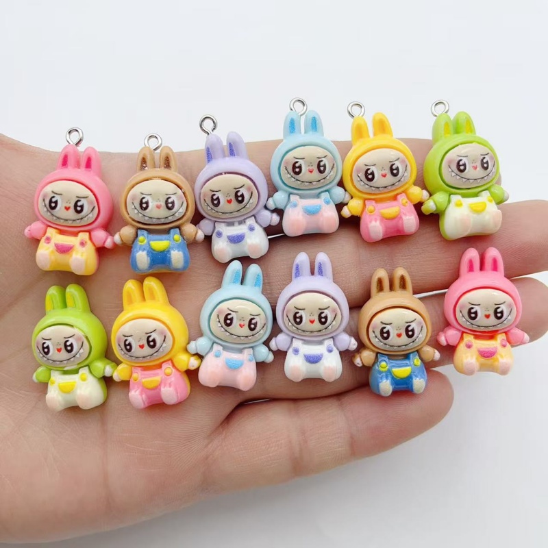 Women'S Key Accessories - 10 stuks Kawaii Konijn Aardbei Huis