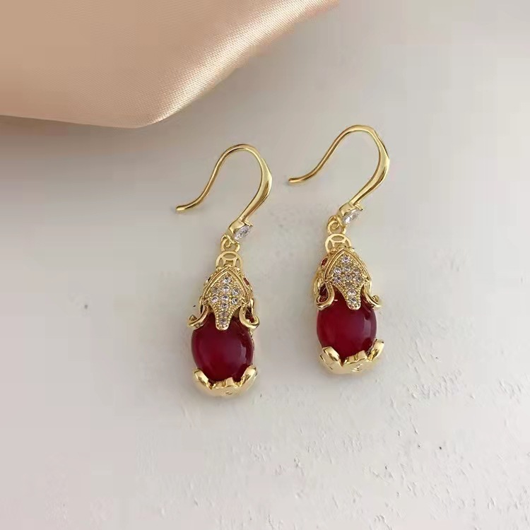 Women'S Affordable Accessories - 2025 trend Bixie retro rood damesoorbellen