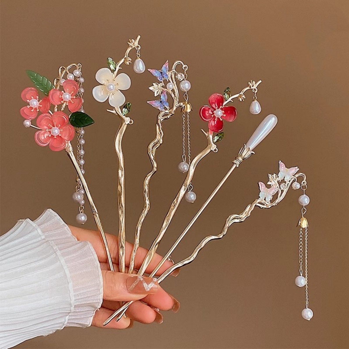Pearl Hair Pin - 2025 Nieuwe Bloem Haarspeld Voor Vrouwen