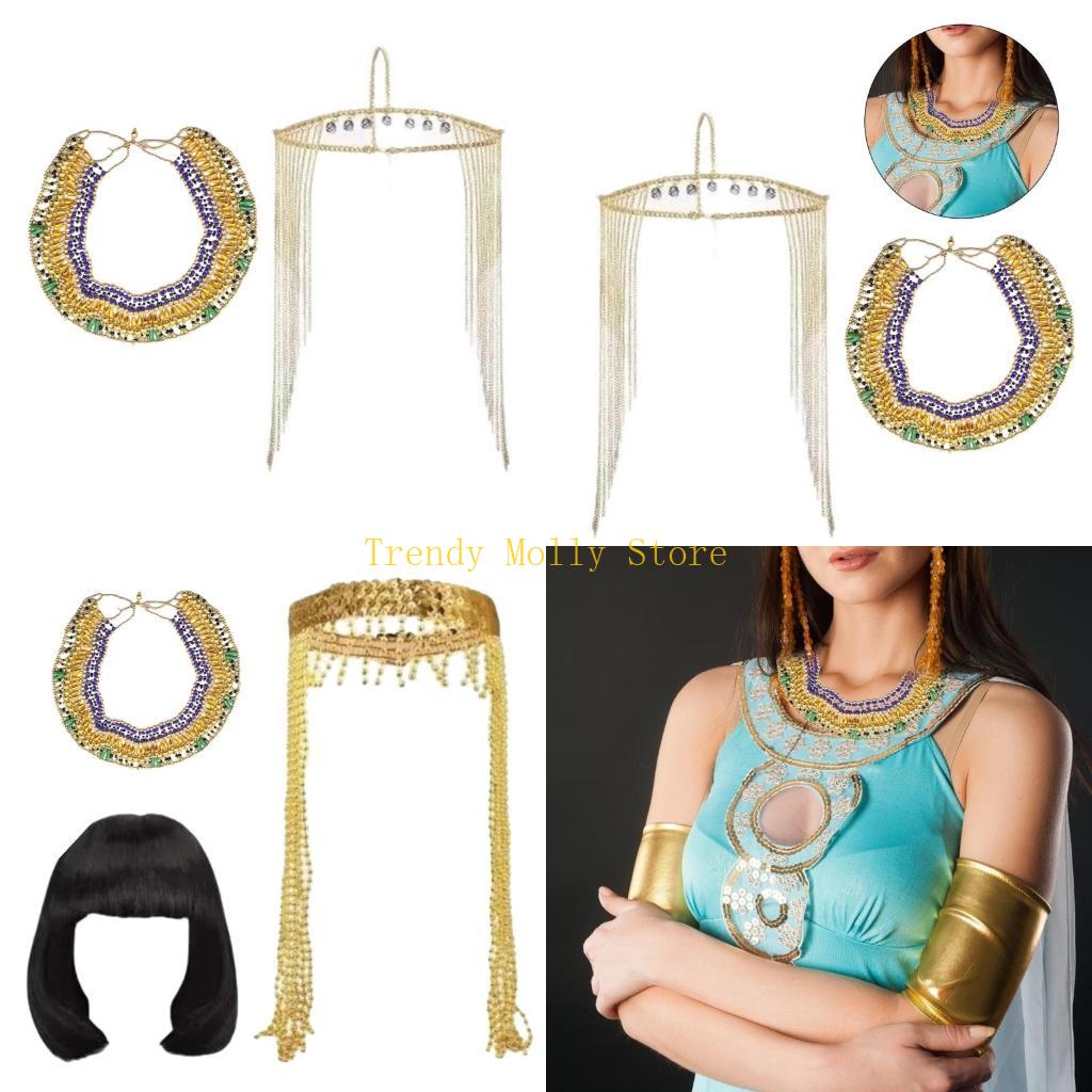 Women'S Egyptian Accessories - N5KB Dames Egyptische kostuumaccessoires, Egyptisch hoofddeksel,