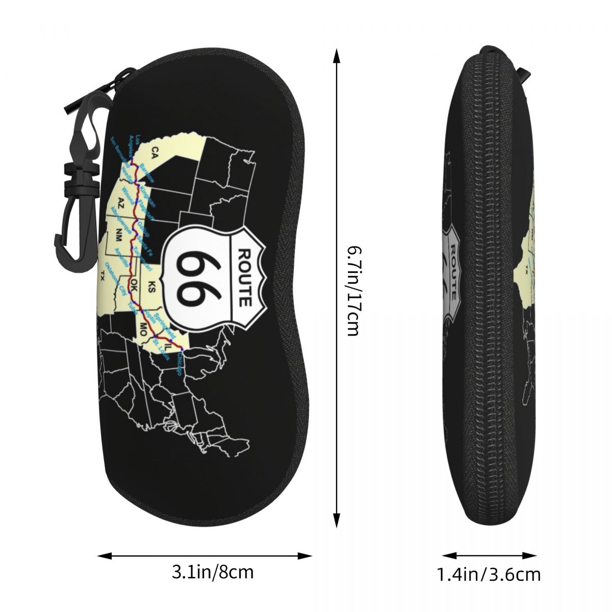 Aangepaste Route 66-kaart Shel - Women Accessories Usa recensie en prijs