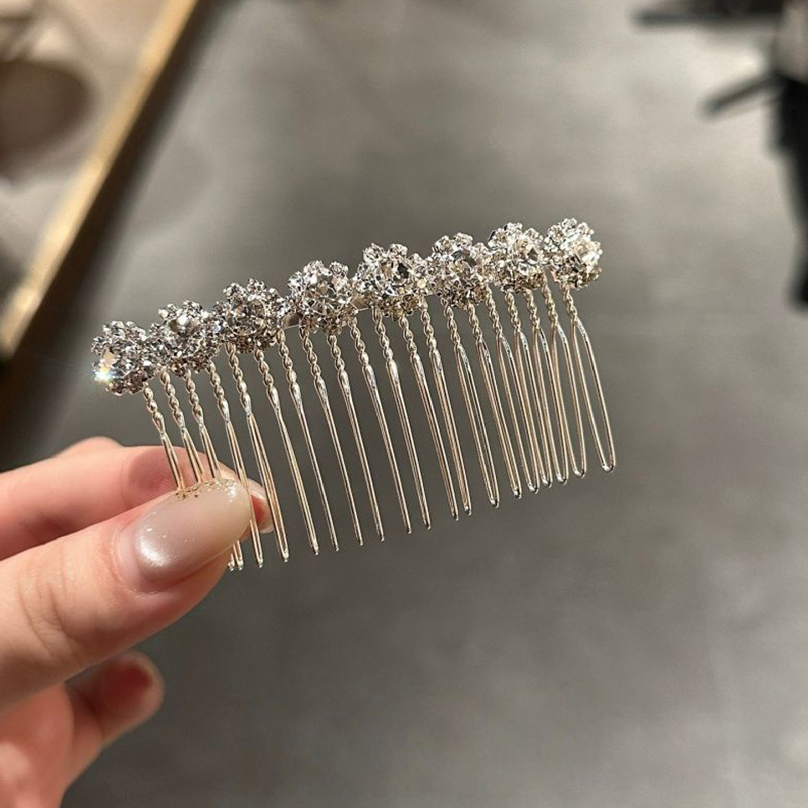 Minimalistische strass bloem h - Pearl Hair Pin recensie en prijs