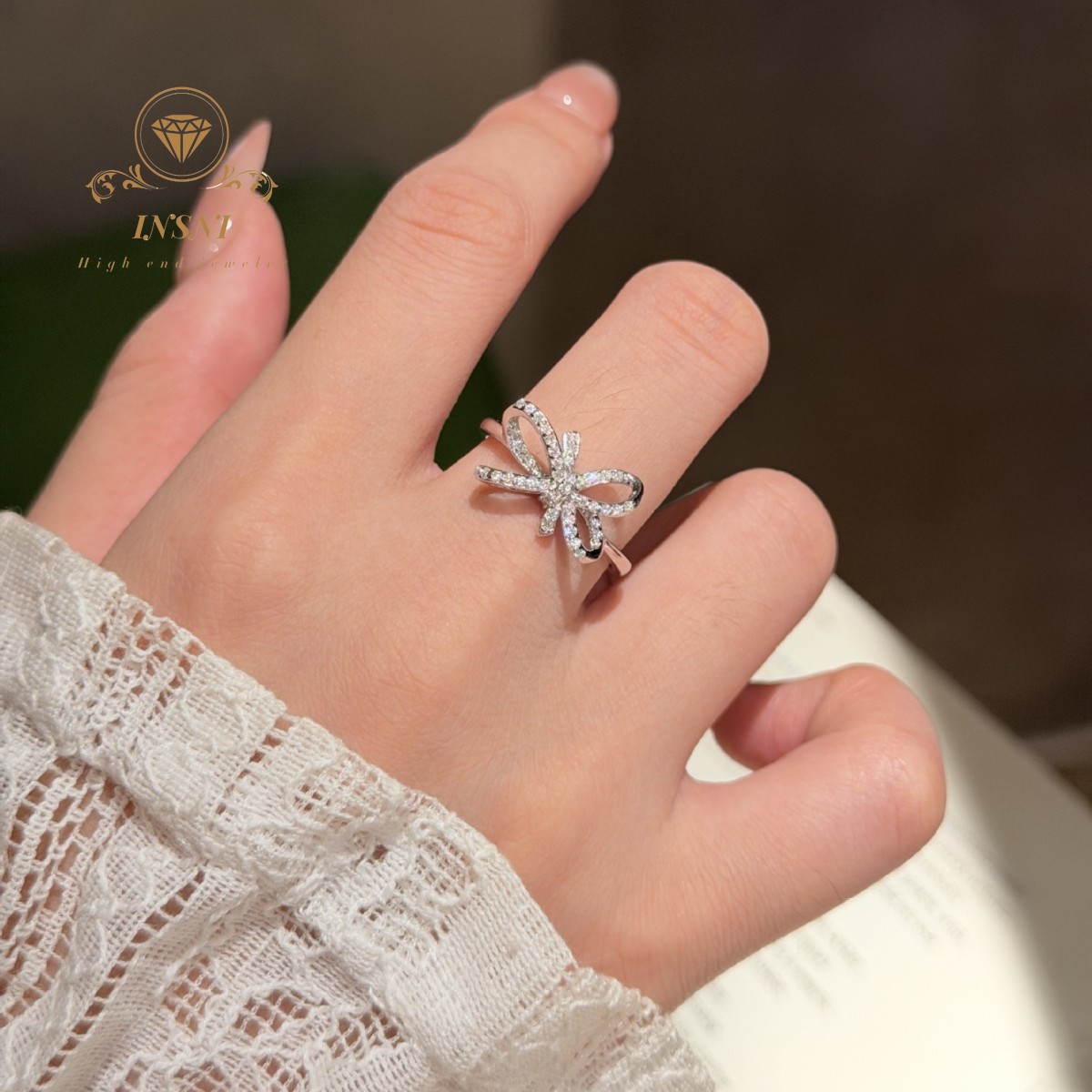 Zilveren ring met volledige di - Women'S Affordable Accessories recensie en prijs
