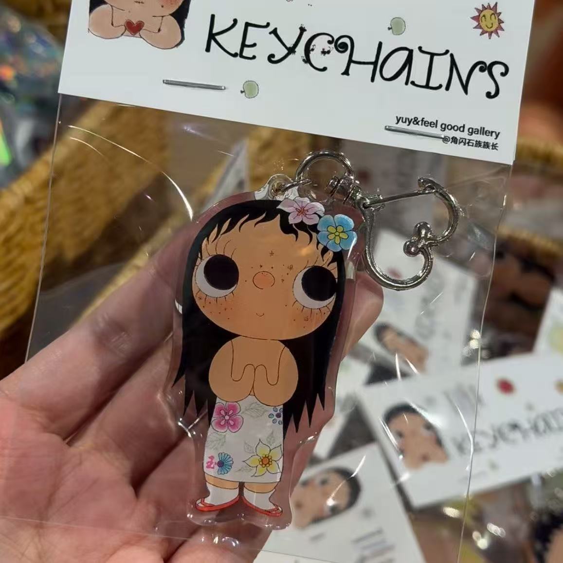 Yuy is een meisje. Leuke carto - Women'S Key Accessories recensie en prijs