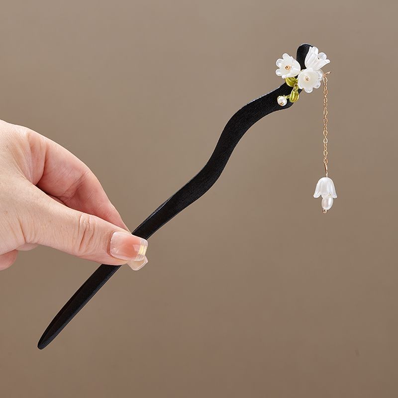 Lelietje-van-dalen bloemblaadj - Pearl Hair Pin recensie en prijs