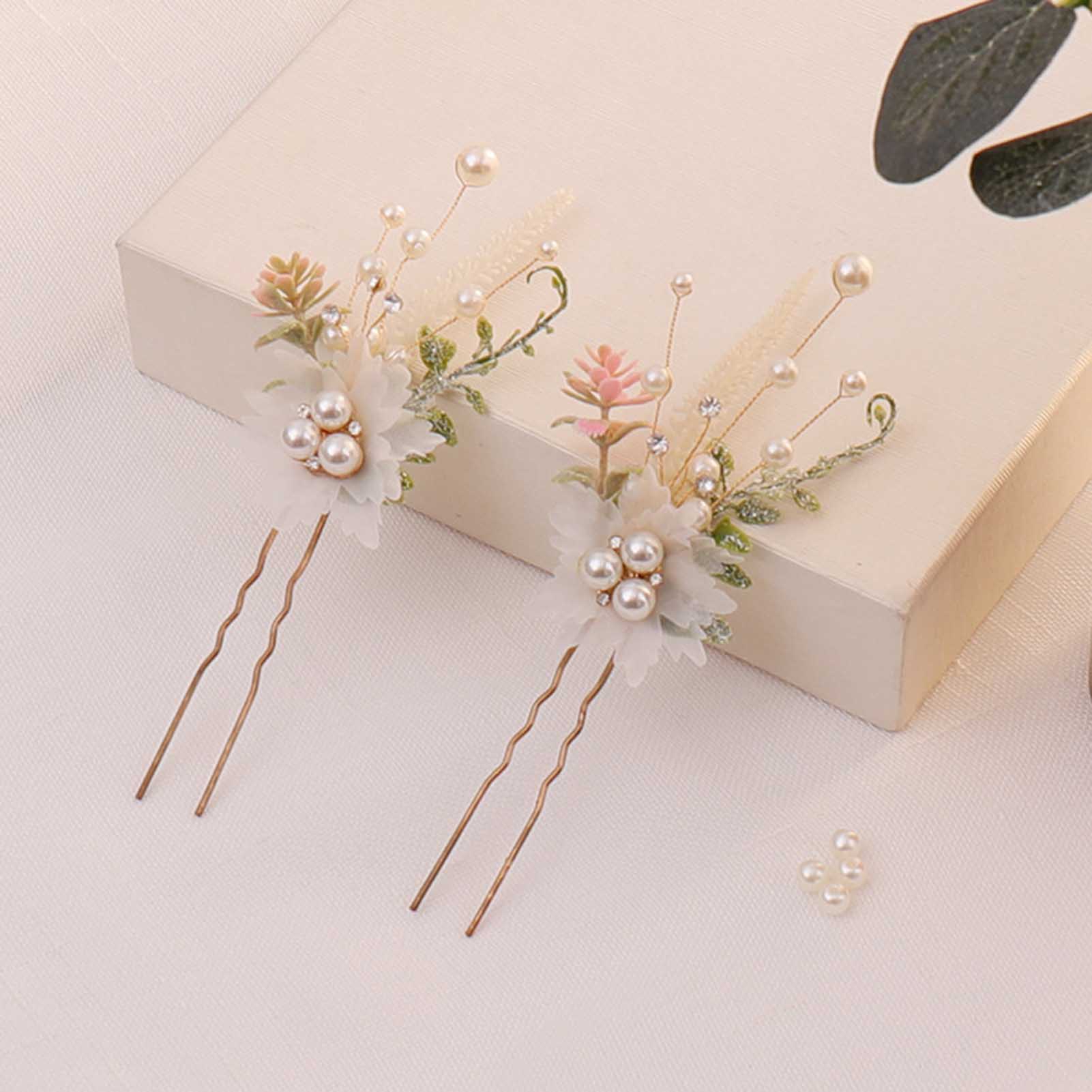 3 stks Legering Parel Bloem Ha - Pearl Hair Pin recensie en prijs