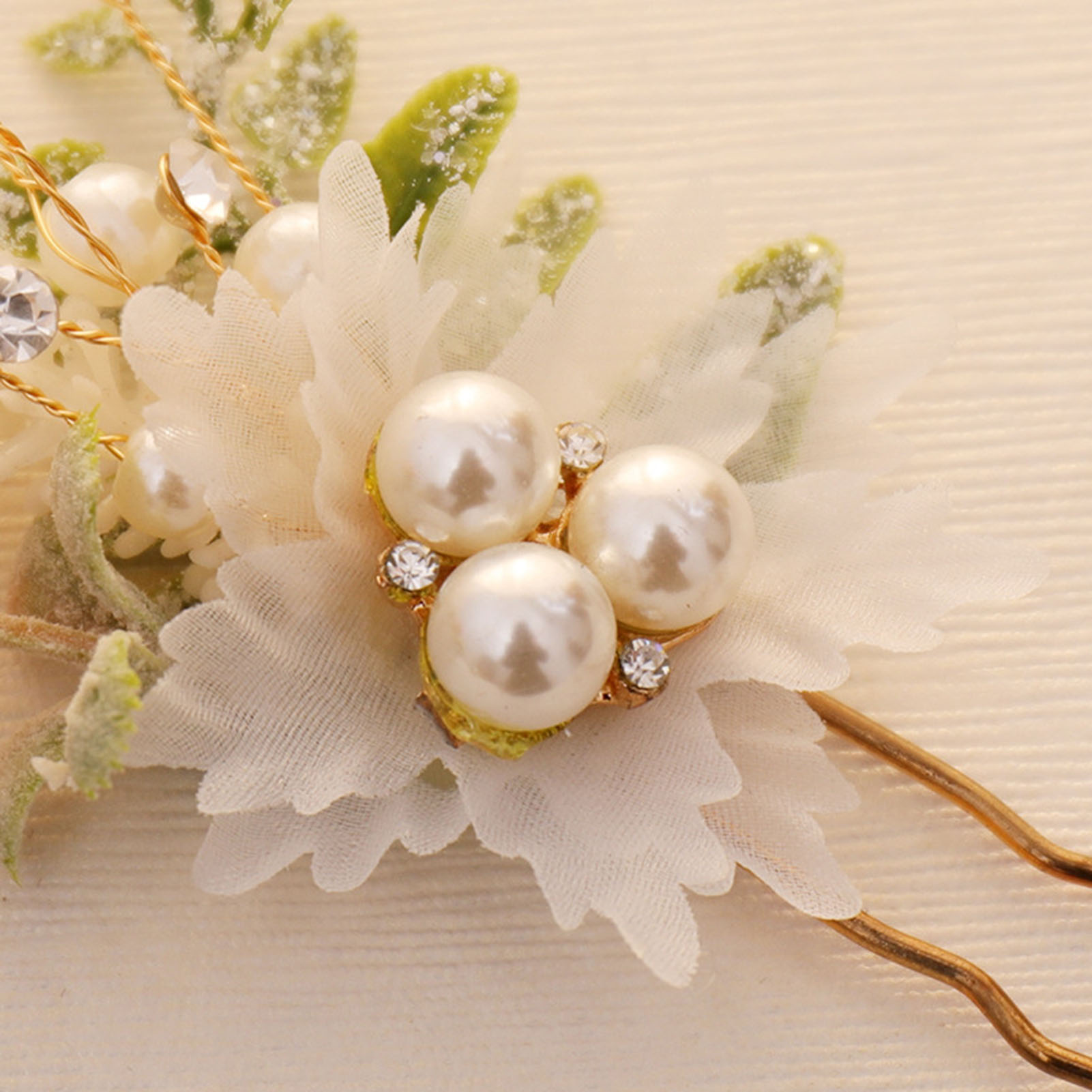 3 stks Legering Parel Bloem Ha - Pearl Hair Pin recensie en prijs
