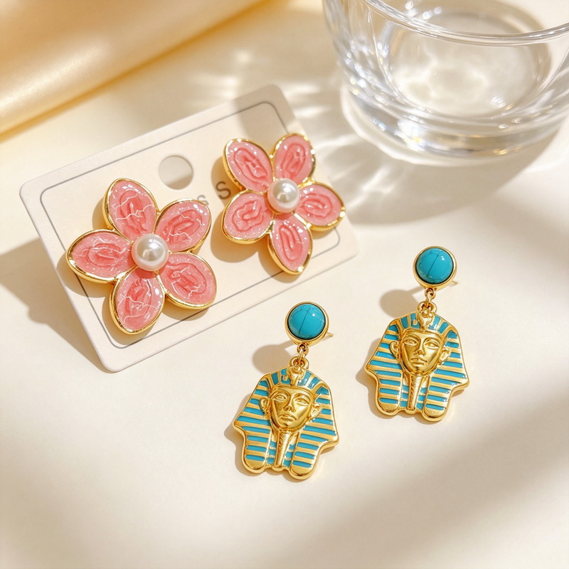 Kalen roestvrijstalen damesoor - Women'S Egyptian Accessories recensie en prijs