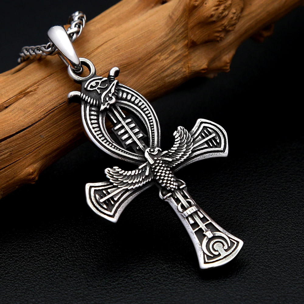 Retro Adelaar Ankh Kruis RVS H - Women'S Egyptian Accessories recensie en prijs