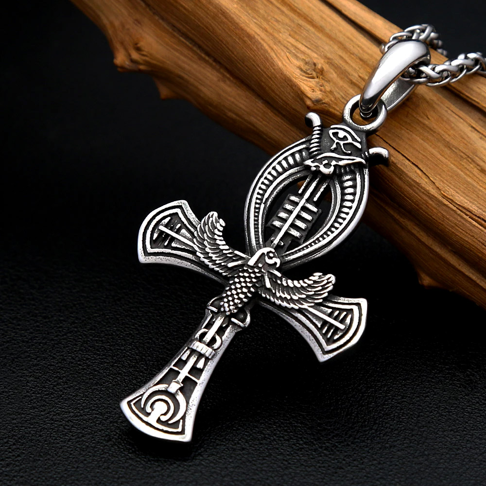 Retro Adelaar Ankh Kruis RVS H - Women'S Egyptian Accessories recensie en prijs