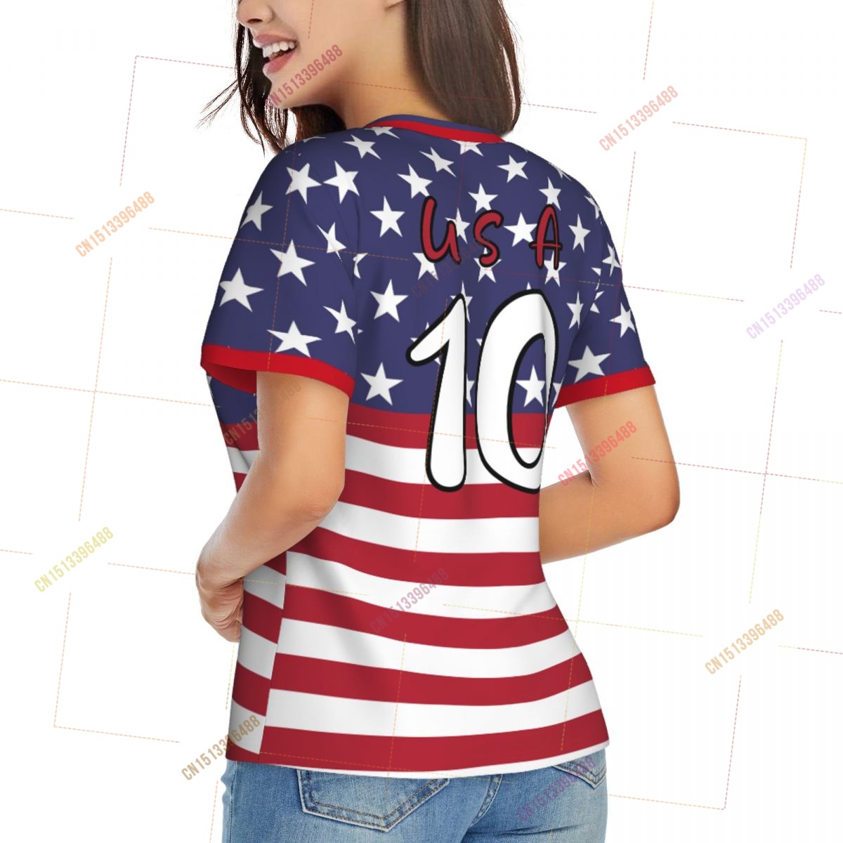 2026 USA AMERIKA Vlag Shirts V - Women Accessories Usa recensie en prijs