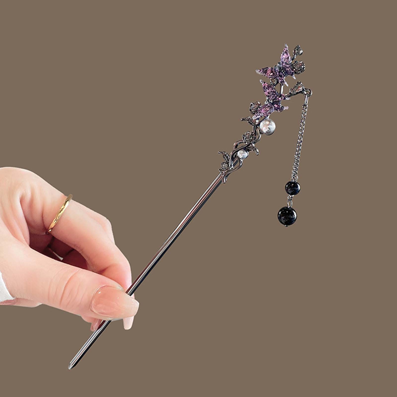 Chinese stijl haarstokjes zwar - Pearl Hair Pin recensie en prijs