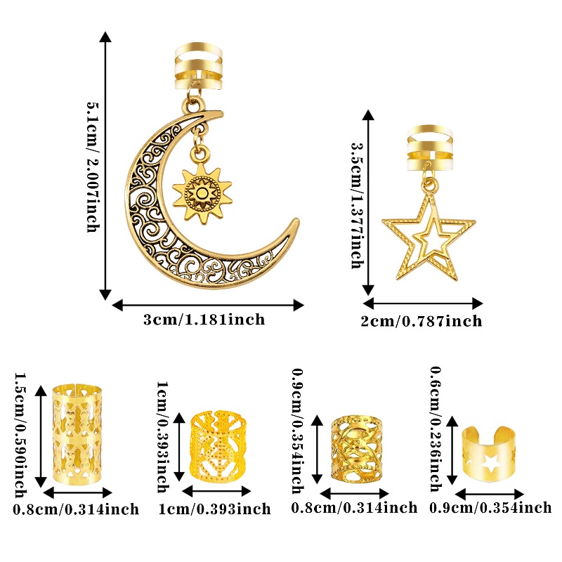 45 stuks legering dreadlock ri - Women'S African Accessories recensie en prijs
