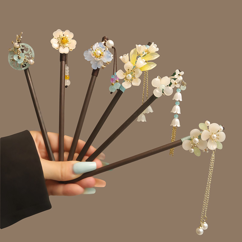 Bloem Kwastje Parel Haar Stokk - Pearl Hair Pin recensie en prijs