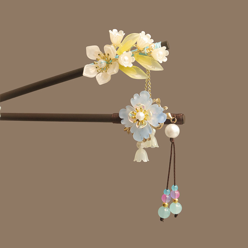 Bloem Kwastje Parel Haar Stokk - Pearl Hair Pin recensie en prijs