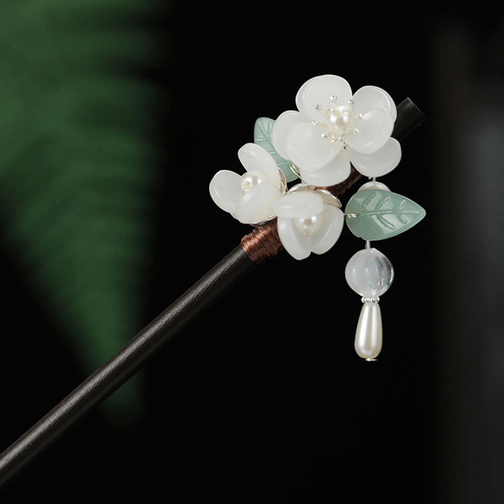 Retro Bloem Haarspeld Met Pare - Pearl Hair Pin recensie en prijs
