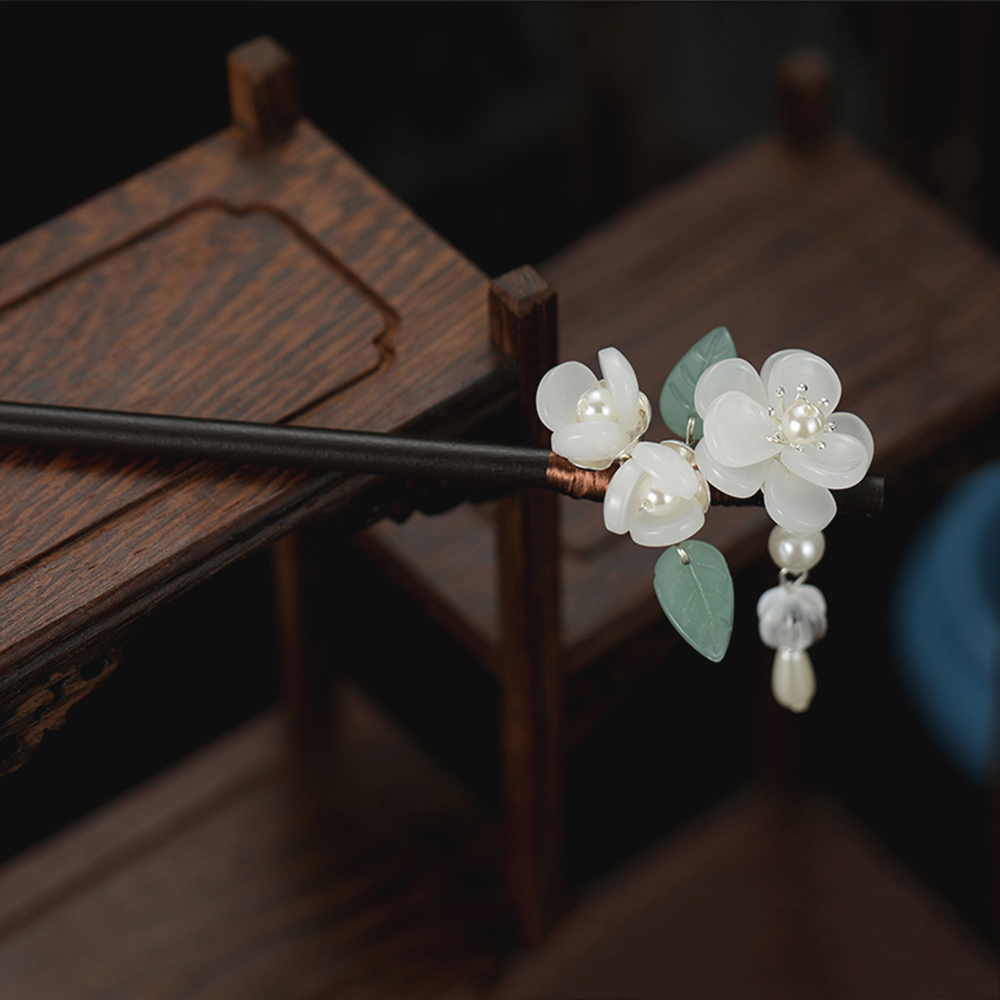 Retro Bloem Haarspeld Met Pare - Pearl Hair Pin recensie en prijs