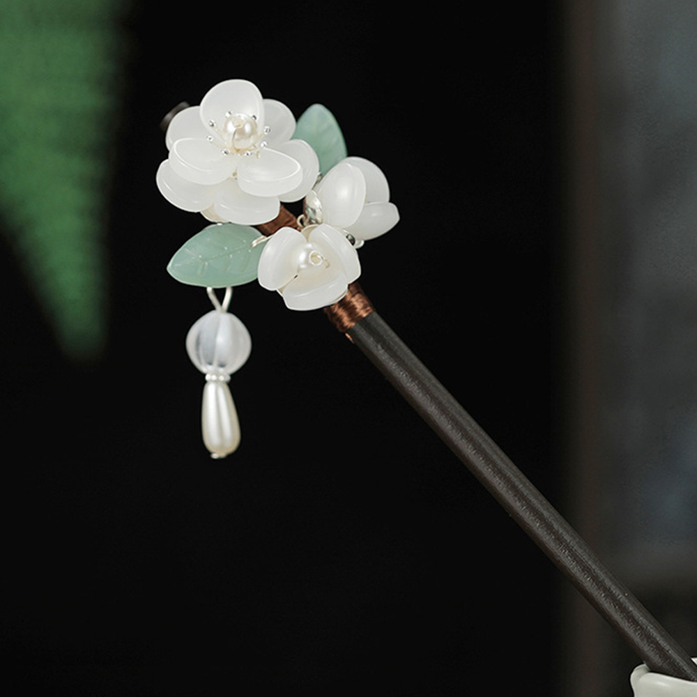 Retro Bloem Haarspeld Met Pare - Pearl Hair Pin recensie en prijs